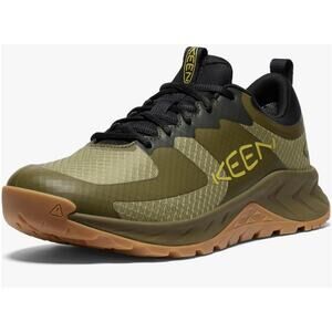 KEEN Men's Versacore Waterproof Hiking Shoes, Olive/Moss, 12